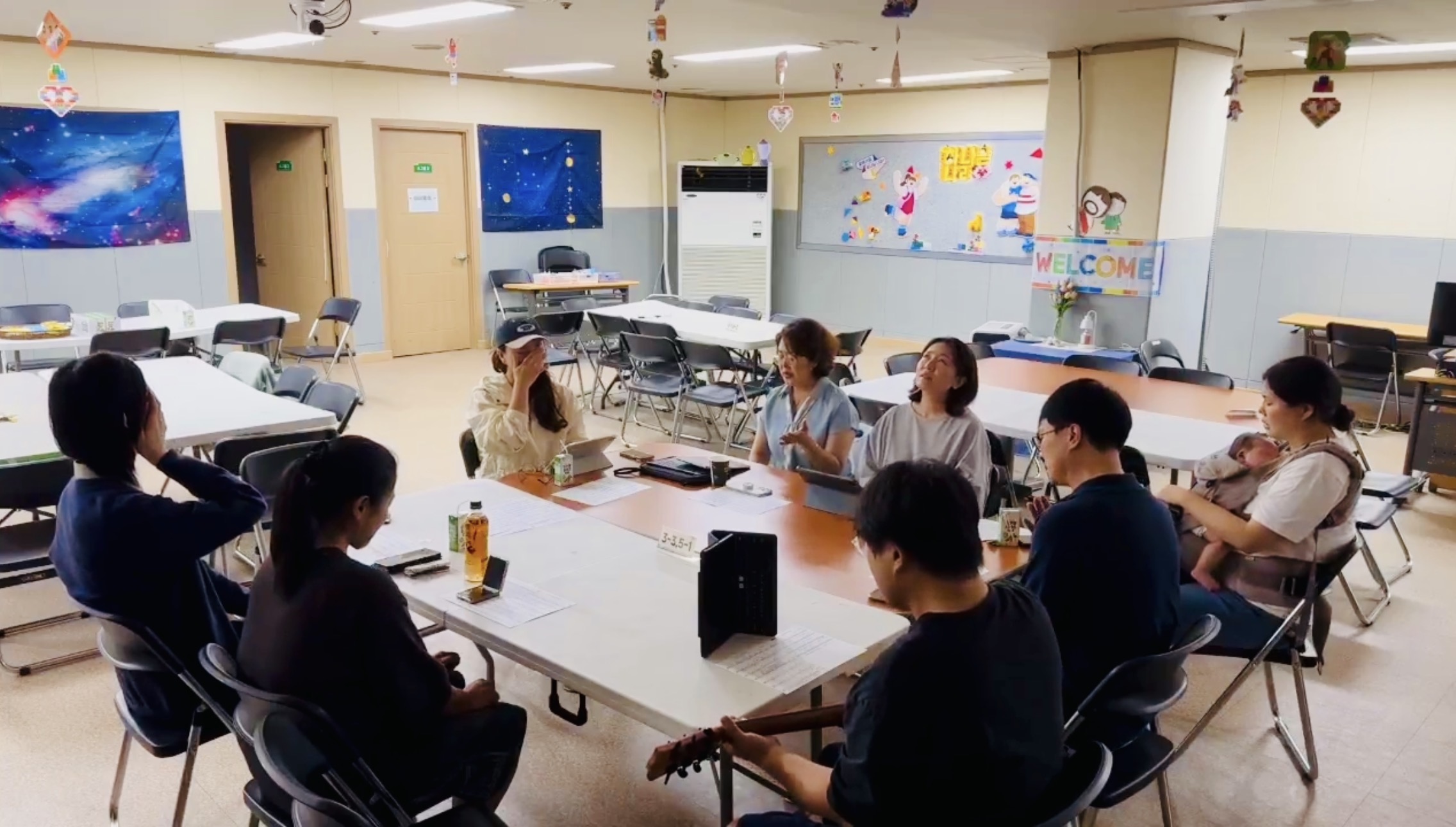 단체설립 후 첫 저녁기도회